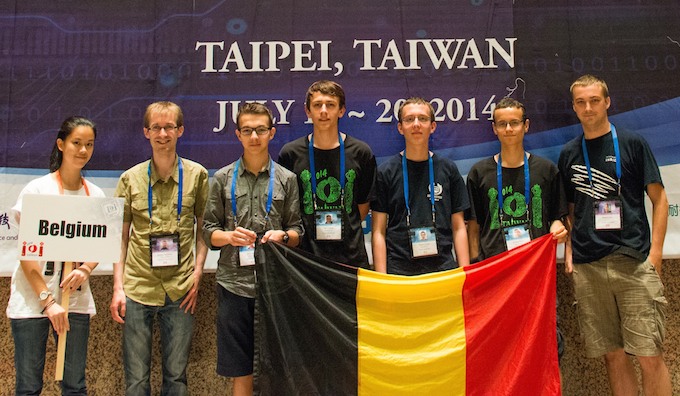 De Belgische delegatie op de Internationale Olympiade Informatica Ioi group
